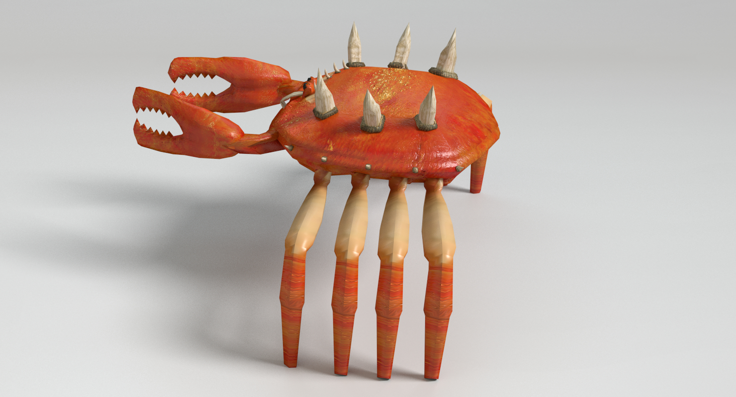mutant crab 3d model