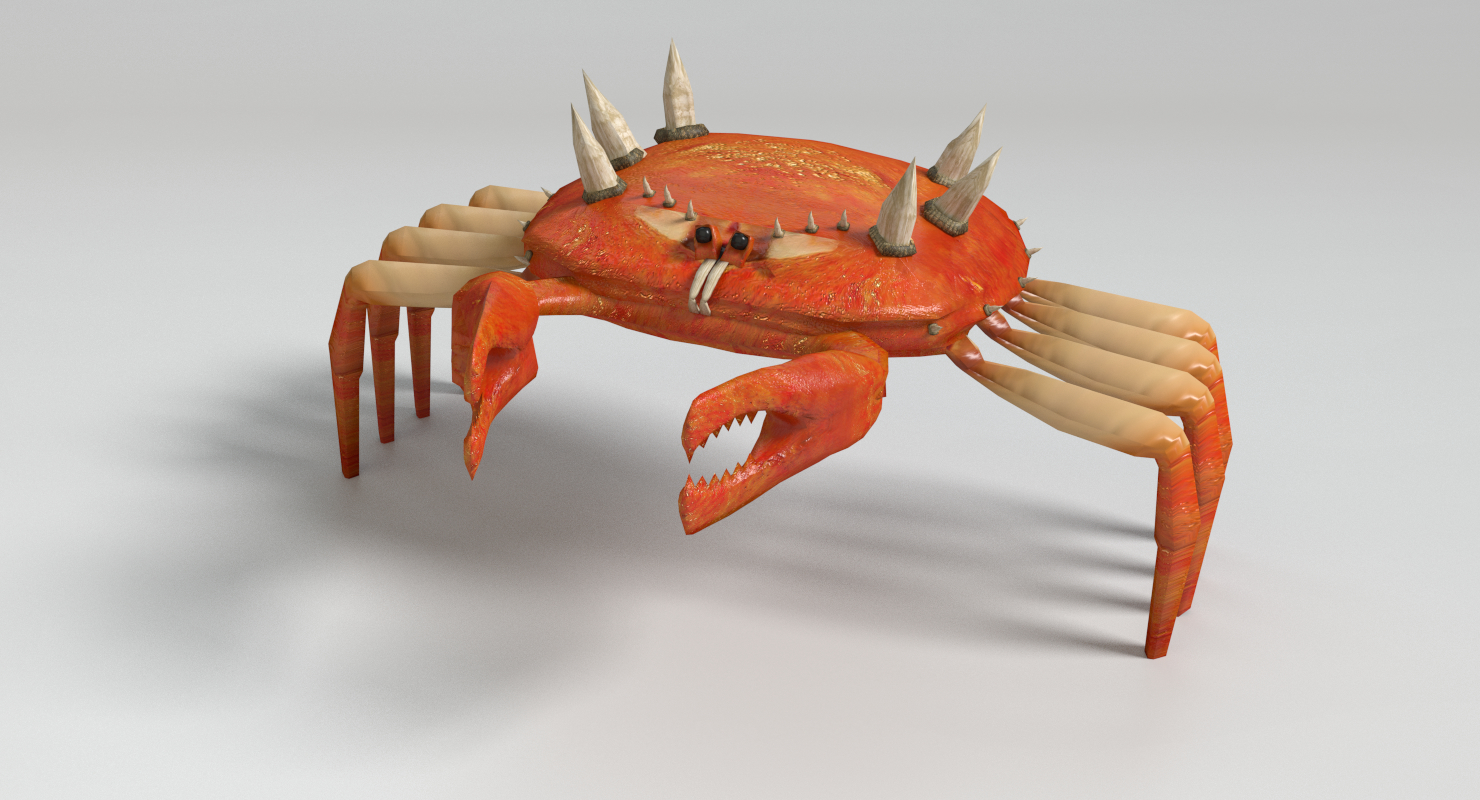 mutant crab 3d model