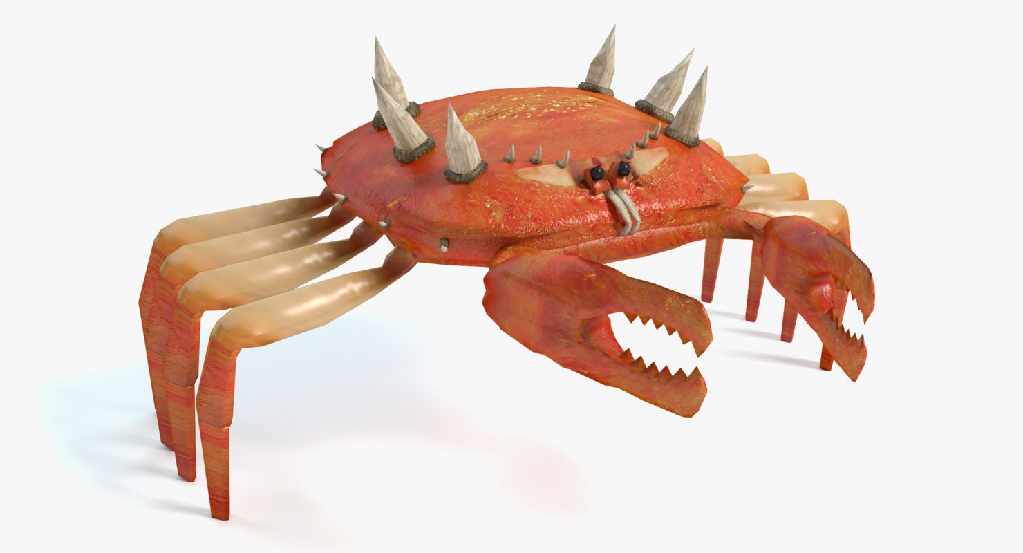 mutant crab 3d model