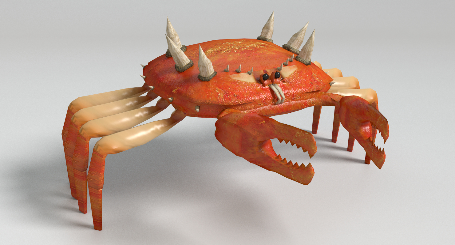 mutant crab 3d model