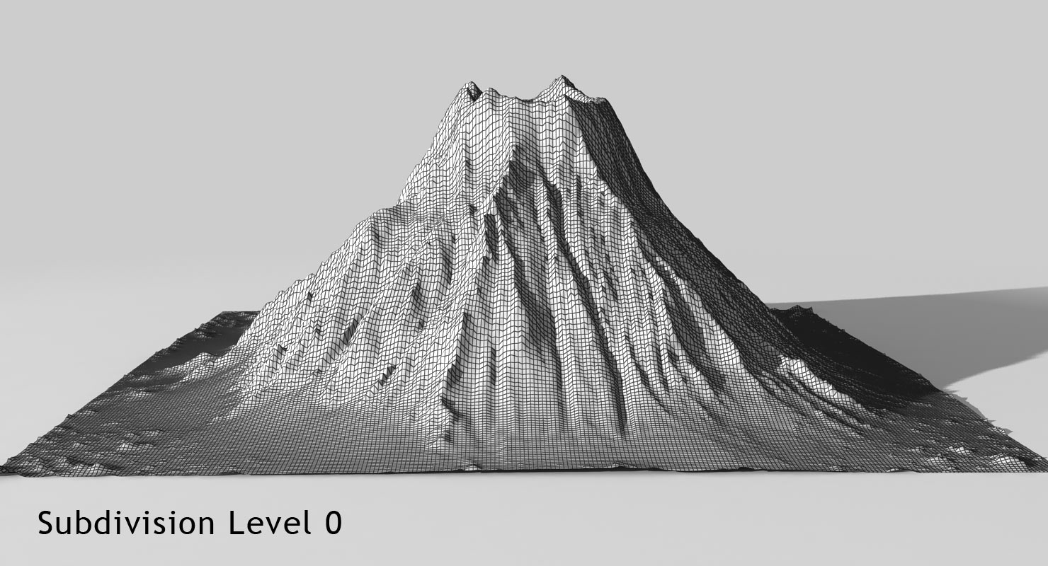 火山11景观3d模型
