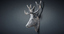 reindeer deer head types 3d model