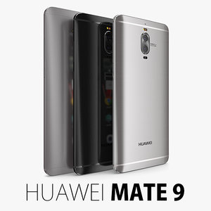 huawei mate 9 3d model