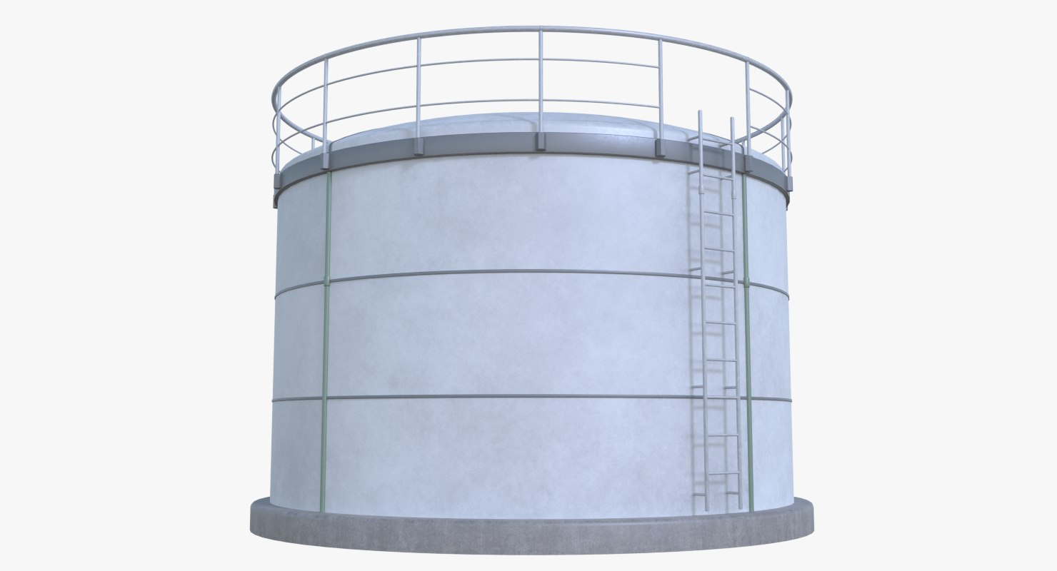 oil cistern 3d model