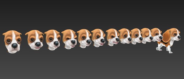 dog puppy rigging animation max