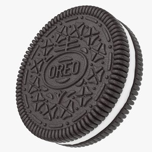 3d model realistic oreo cookie