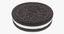 3d model realistic oreo cookie