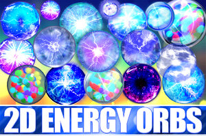 Animated 2D Energy Orb