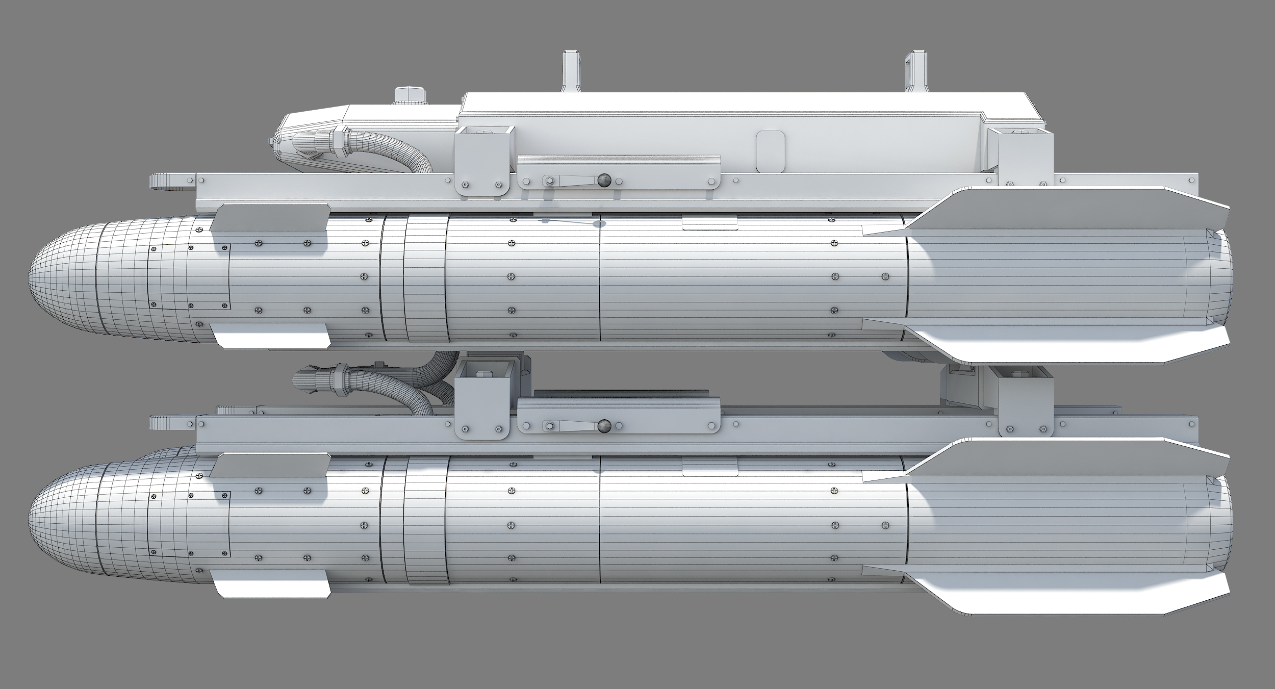 3d model agm-114 hellfire missile