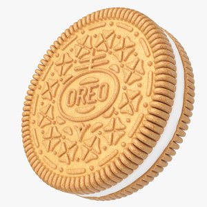 realistic oreo cookie 3d model