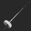 3d model epee fencing weapon