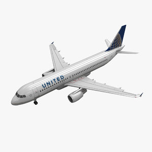 3ds airbus a320 united airlines