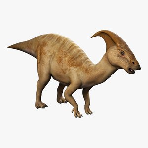 3d obj parasaurolophus parasaur
