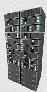 server rack modelling materials 3d max