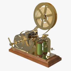 3d model old morse telegraph