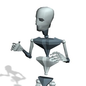 Old man stand talk loop