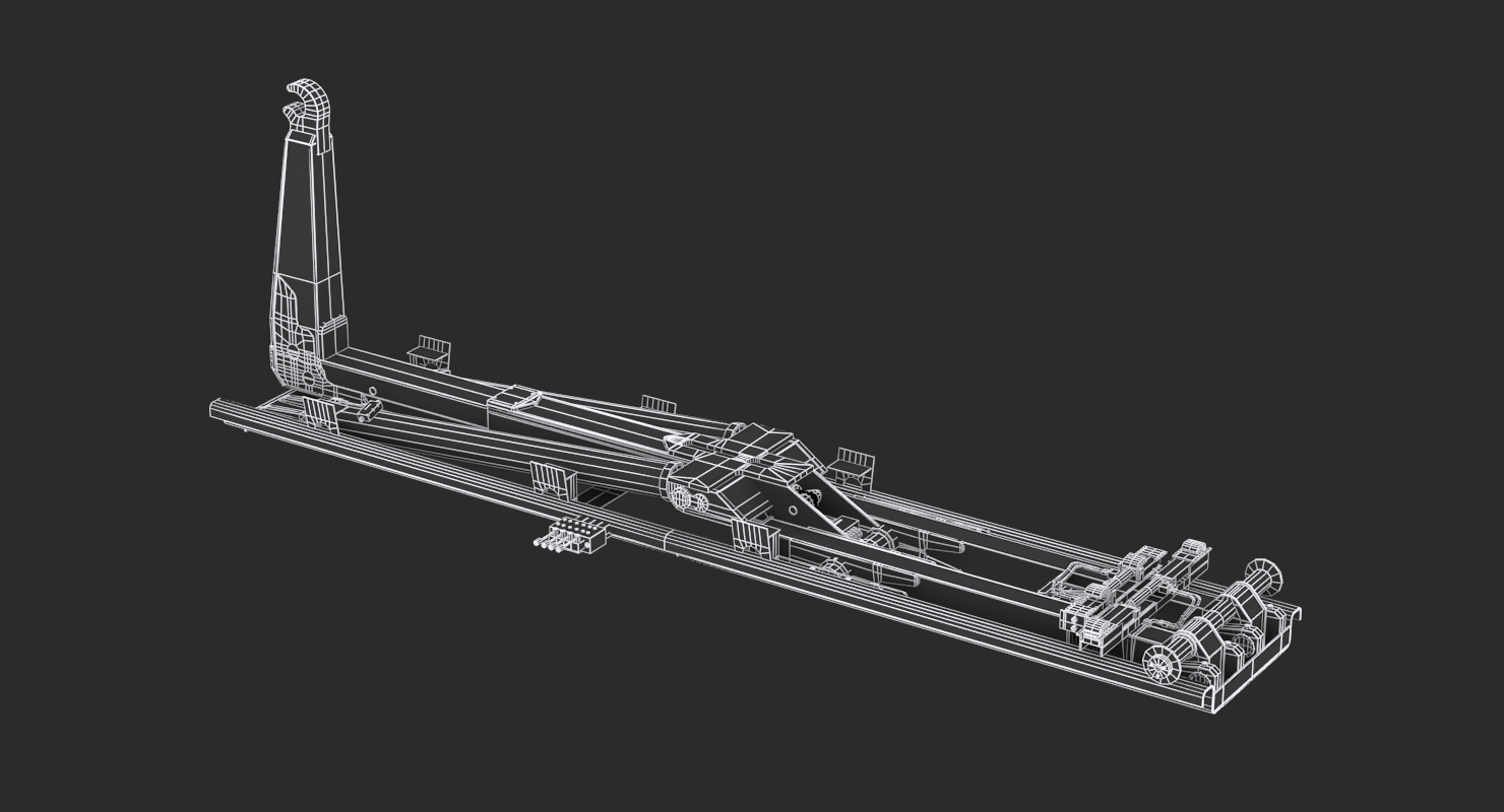 hydraulic hooklift hook 3ds