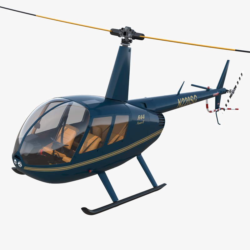 Leichter Hubschrauber Robinson R44 Takelage 3D-Modell - TurboSquid 1101673