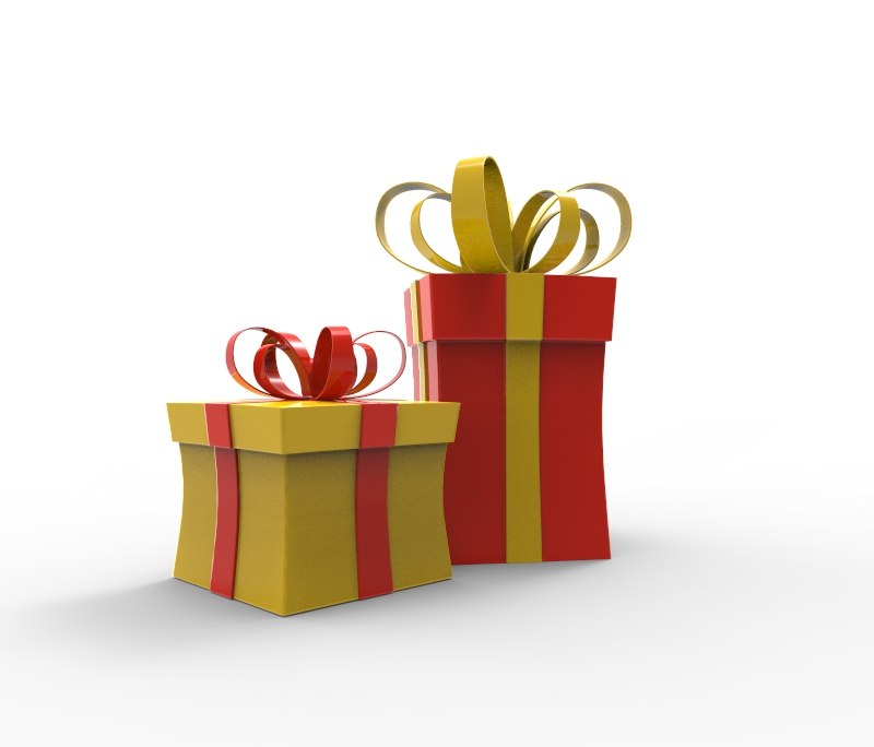 cartoon christmas gift