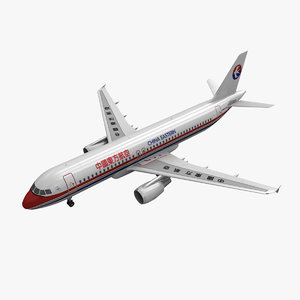 airbus a320 china eastern 3d 3ds