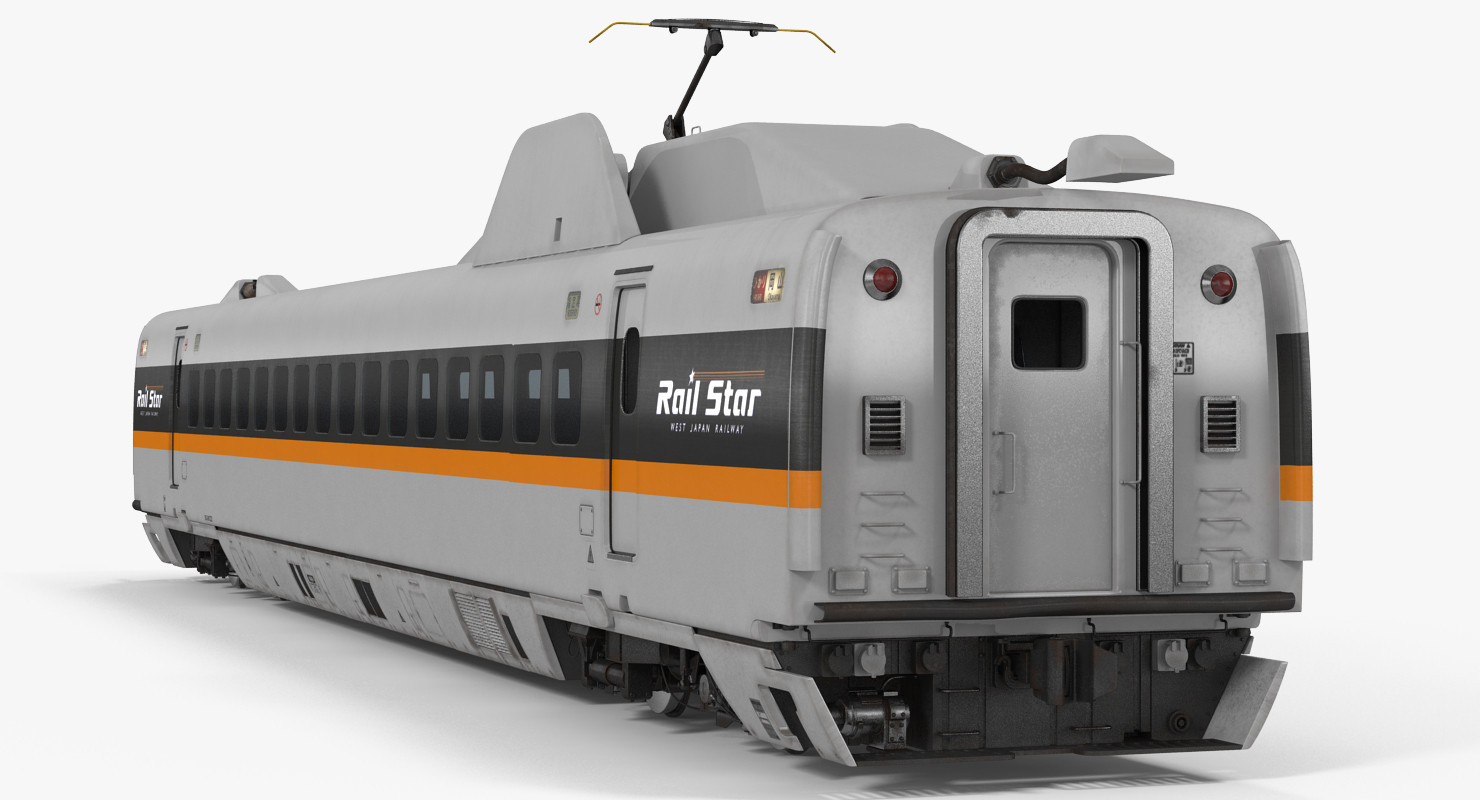 3d bullet train rail star