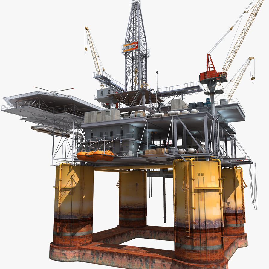 3d oil rig