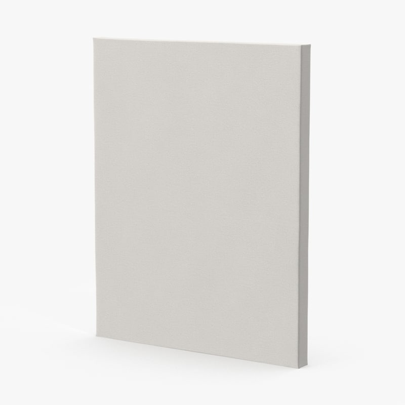 blank canvases 11x14 3d max