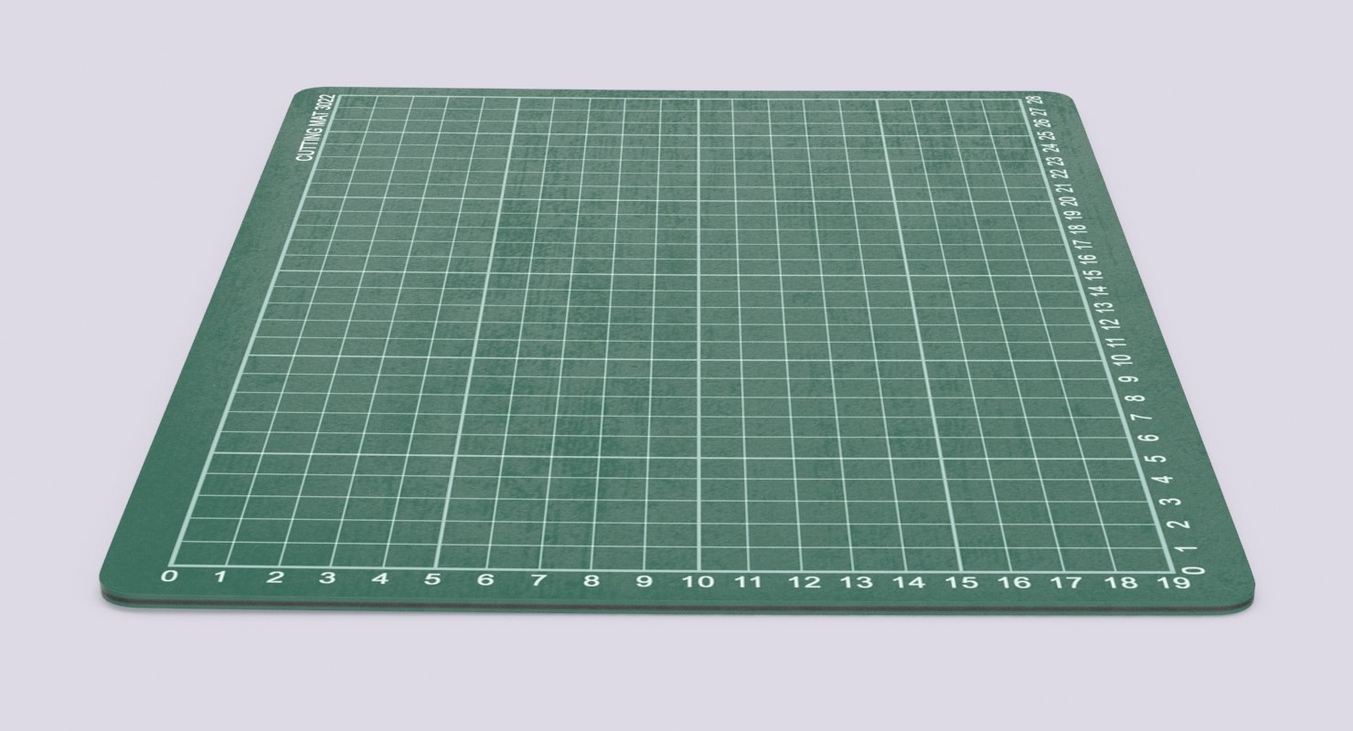 cutting mat 3d max