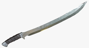 3d model machete