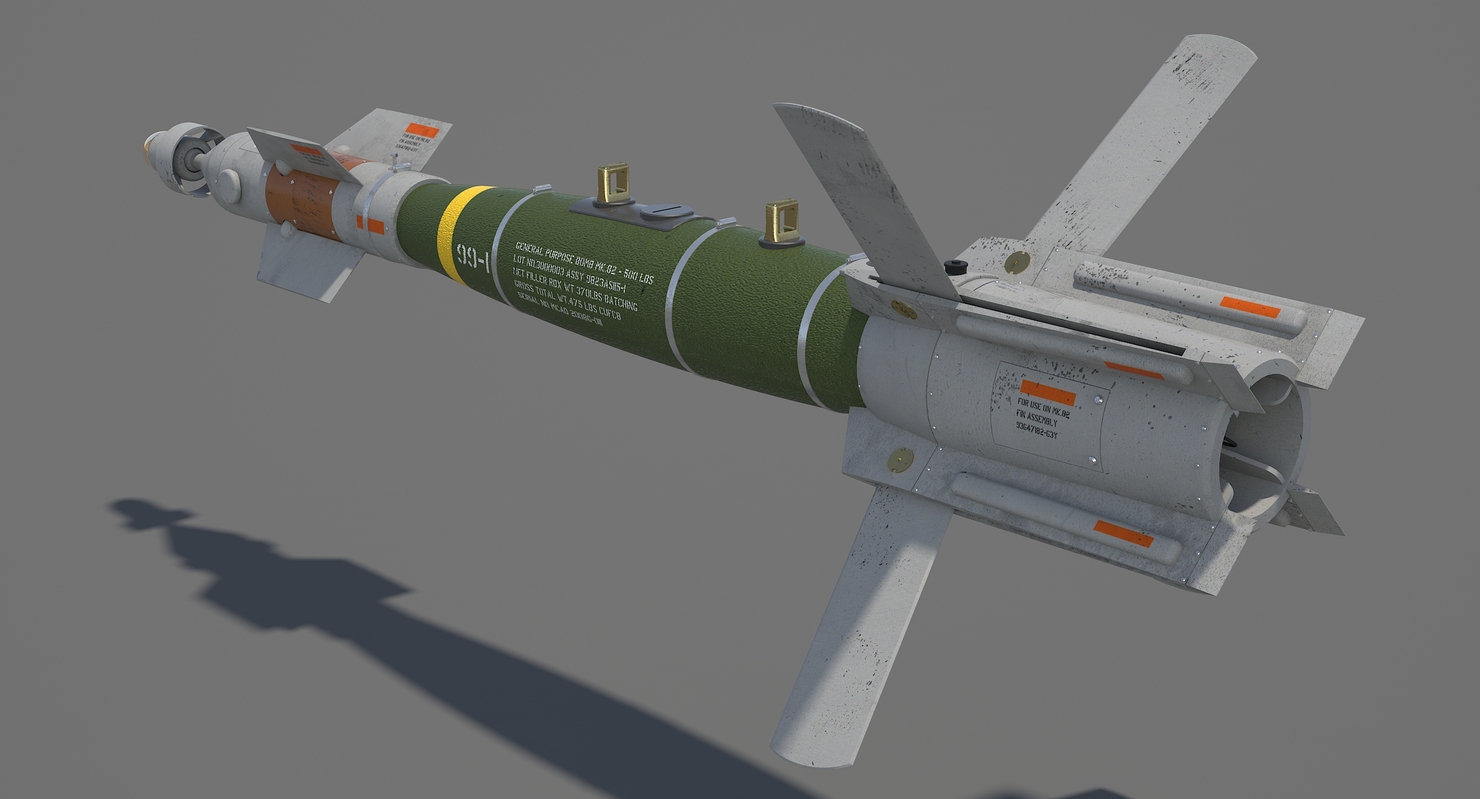 gbu-12 paveway ii 3d max