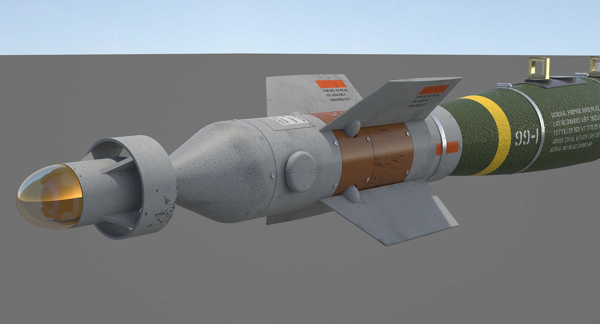 Gbu-12 Paveway Ii 3d Max