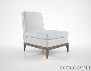 coco wolf taylon chair 3d model