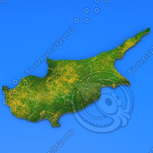 cyprus country obj
