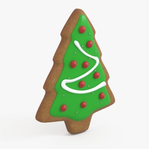 gingerbread tree 3d model