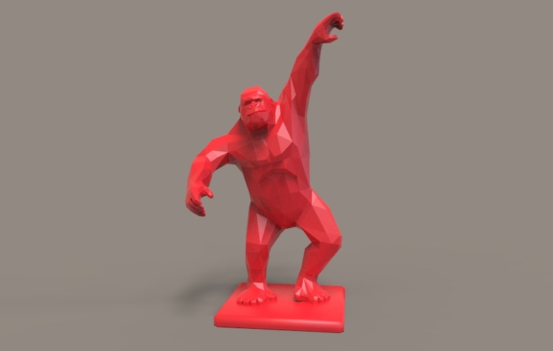 3d king kong model