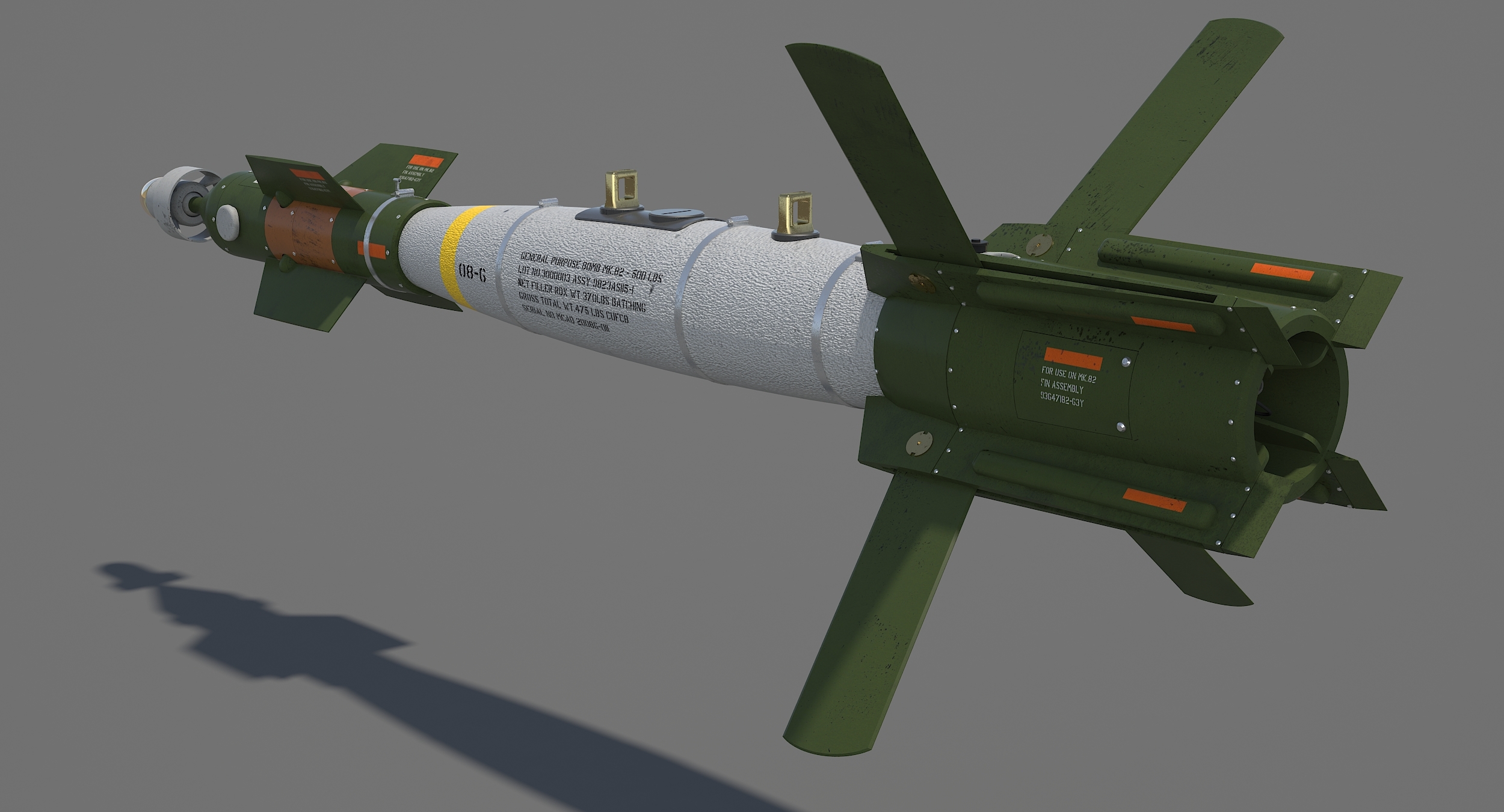 GBU12 Paveway II 3DModell TurboSquid 1103210