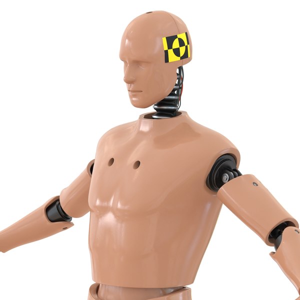 male crash test dummy 3d model
