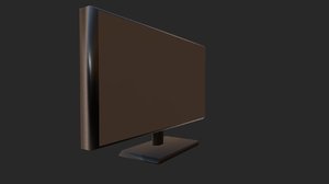 3d model led plasma lcd monitor