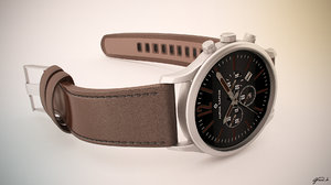 alpha saphir watch 3d model