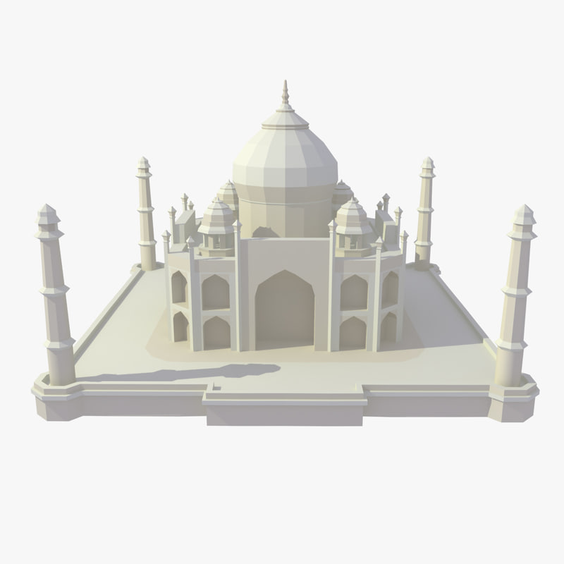 model mahal taj sketchup 3d model 3d taj mahal