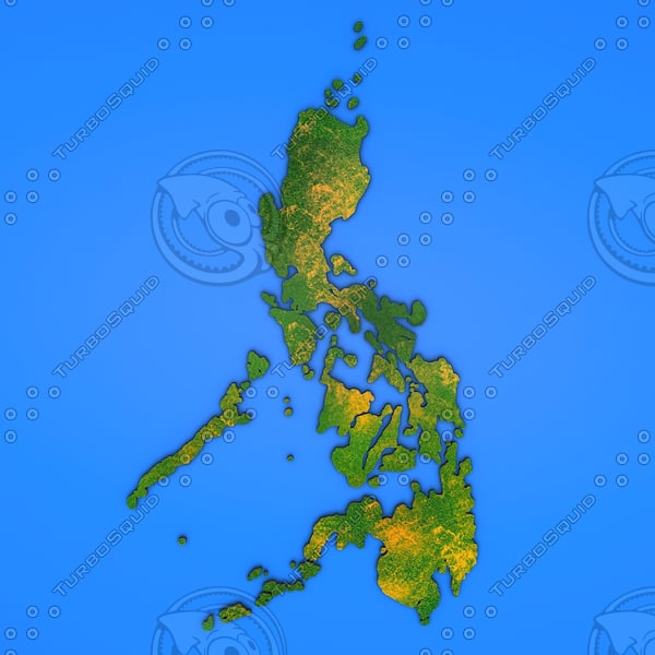 3d philippines country model