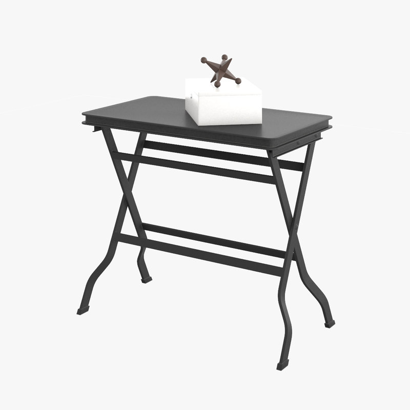 3d Model Carter Metal Folding Tray Carter Metal Folding Tray Table