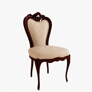 3d model versace home privilige chair