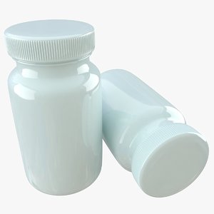 vitamin bottle 3d model