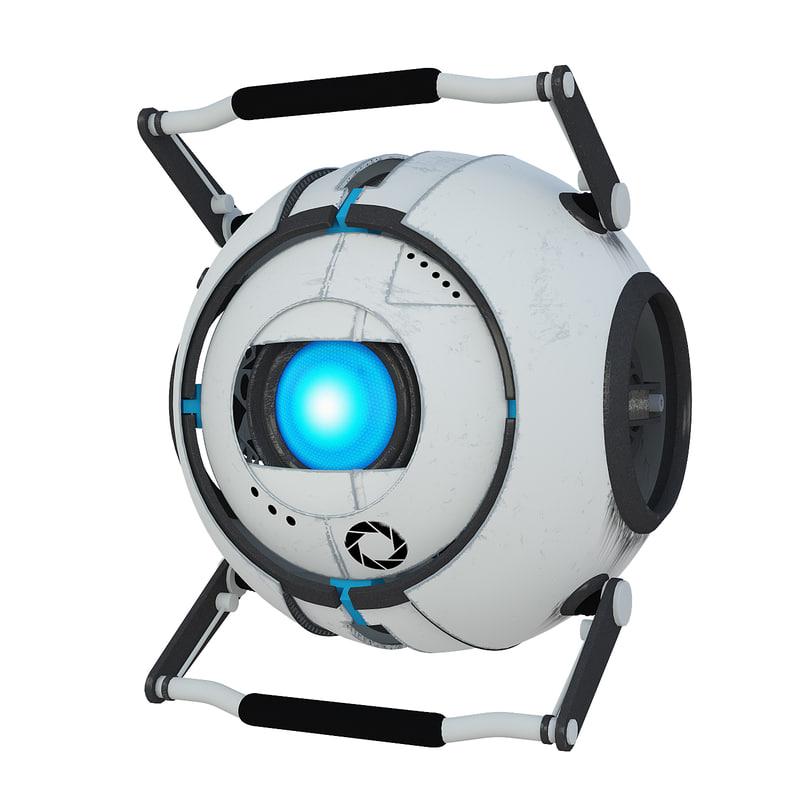 wheatley portal 3d model