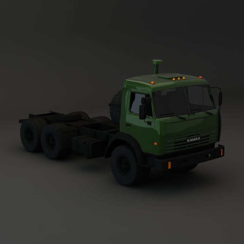 Камаз 3d model