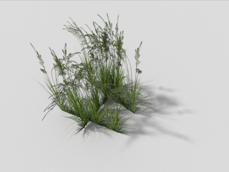 Low Poly Grass Blender Models for Download TurboSquid