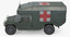 maxi ambulance military car 3d max