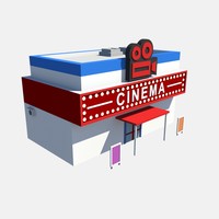 3d build cinema model
