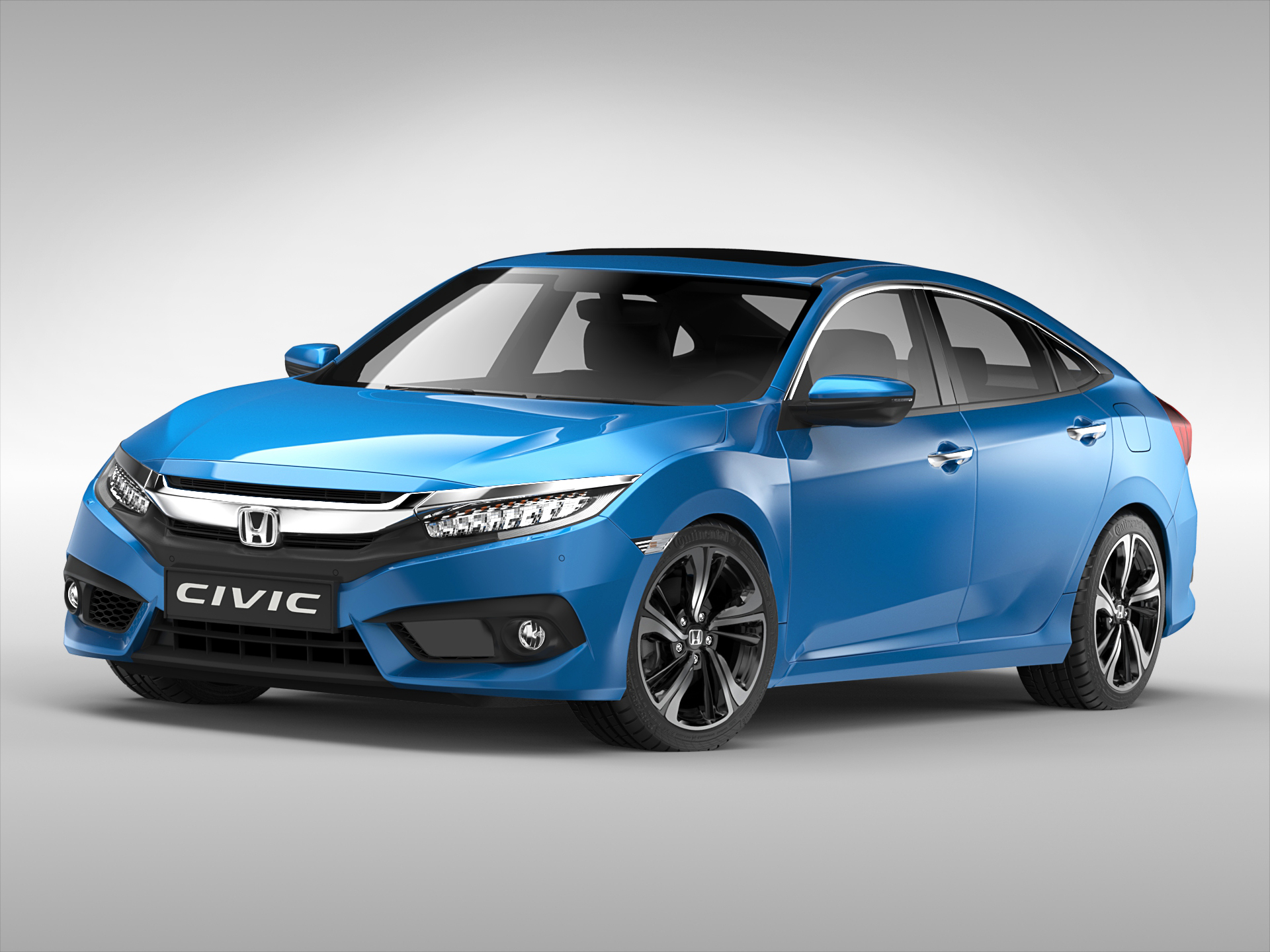 本田思域(2017)3d模型